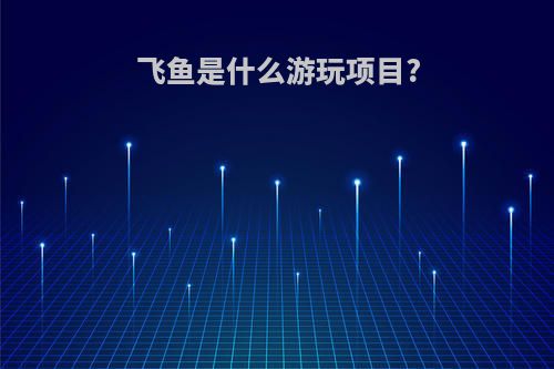 飞鱼是什么游玩项目?