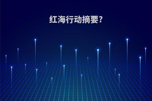 红海行动摘要?