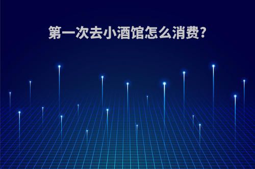 第一次去小酒馆怎么消费?