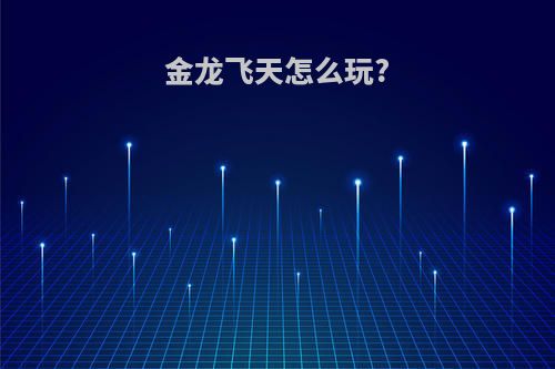 金龙飞天怎么玩?