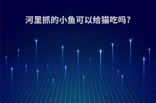 河里抓的小鱼可以给猫吃吗?