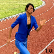 蓝色妖姬跑酷游戏